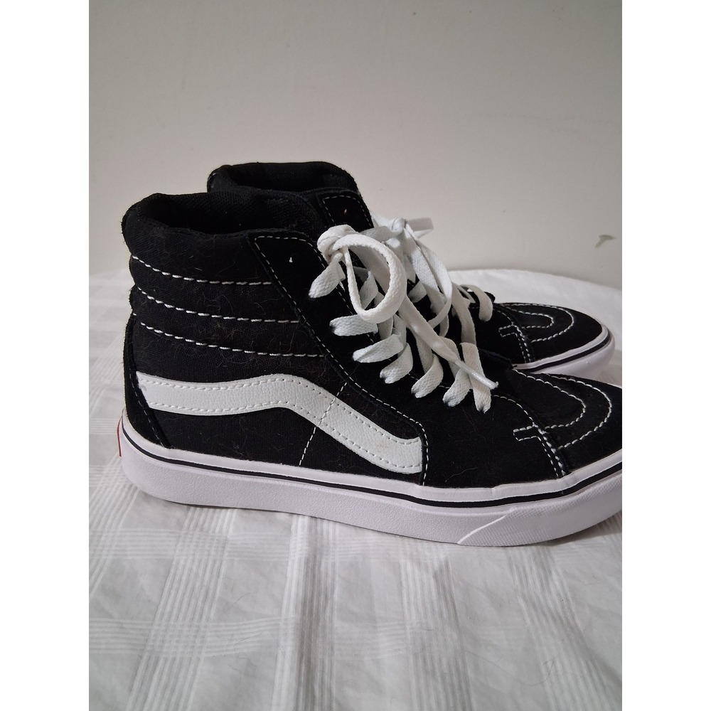 Vans Sk8-Hi ComfyCush Black White High Top Sneakers Womens Size 6 Mens 4.5 - Picture 5 of 8